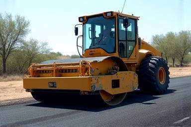 Modern Asphalt Paver Machine used by Rhein-Neckar