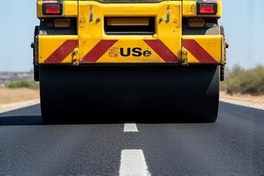 Heavy Compaction Roller ensuring road density for Rhein-Neckar