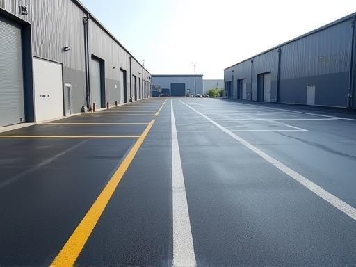 Heidelberg Industrial Park Pavement Sealing by Rhein-Neckar